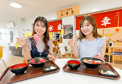  まぐろ専門の仲卸業者が営む「大幸亭」でランチ♪
