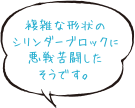 複雑な形状のシリンダーブロックに悪戦苦闘したそうです。