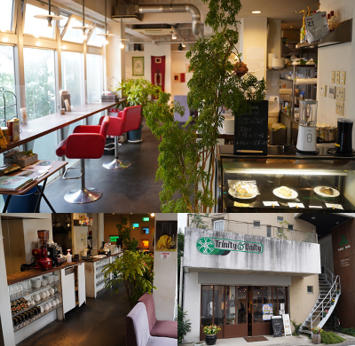カフェトリニティ&ユニティの店内