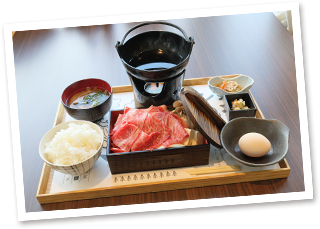 近江牛や赤こんにゃくなど郷土の素材が満載
