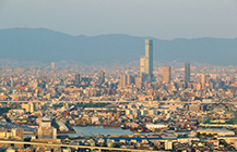 通天閣や関空、明石海峡大橋、淡路島などの絶景が広がります