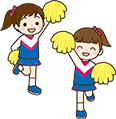 地元の高校生による演奏会やダンスイラスト