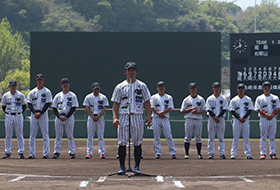 今シーズンから試合数も増えた紀三井寺公園野球場での開幕戦!