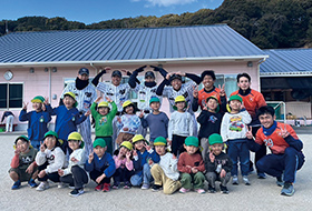 地元保育園へ野球訪問